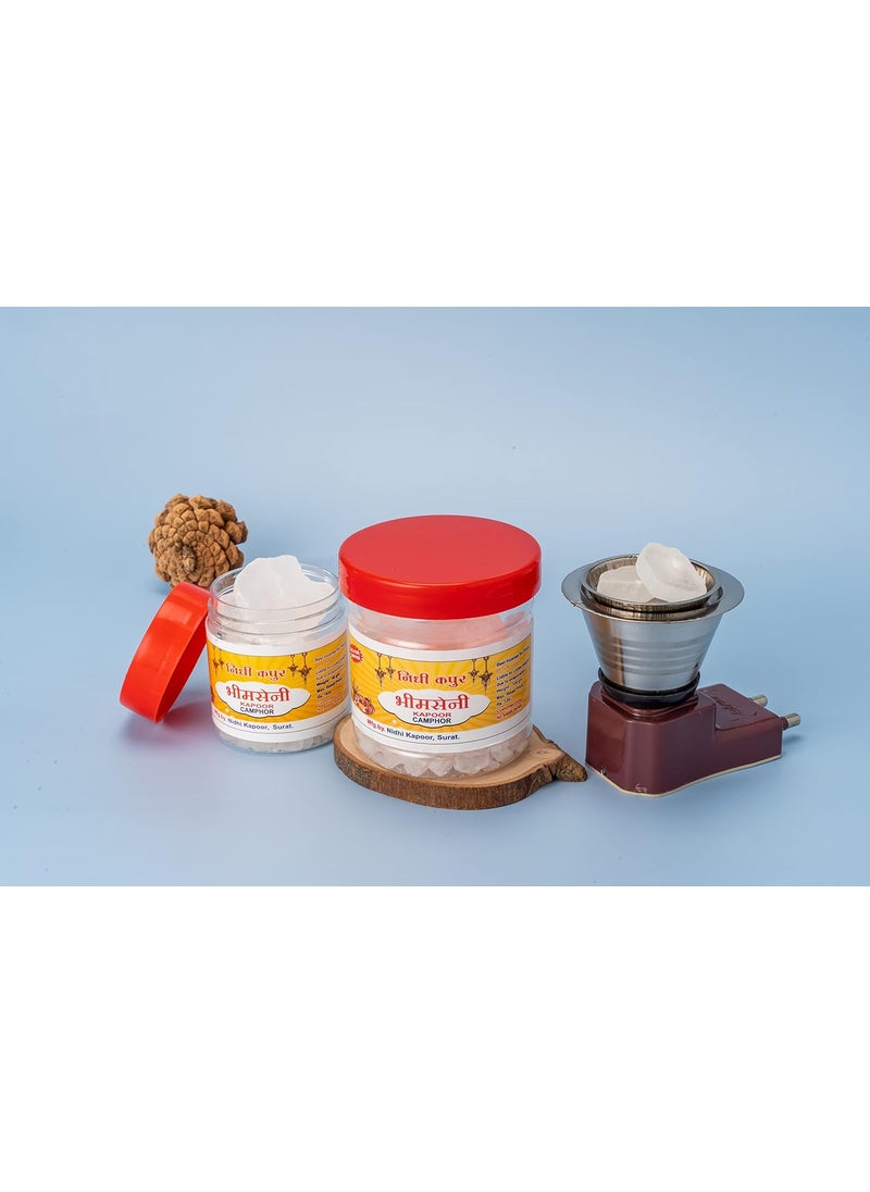 NIDHI KAPOOR Nidhi Original bhimseni camphor 100gmPure kapuroraganic camphormeditation room freshner 450gm  - Image 3