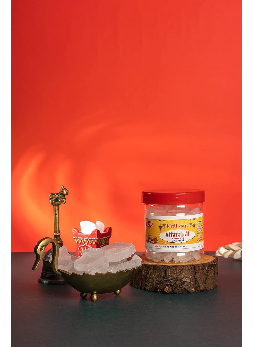 NIDHI KAPOOR Nidhi Original bhimseni camphor 100gmPure kapuroraganic camphormeditation room freshner 450gm  - Image 5
