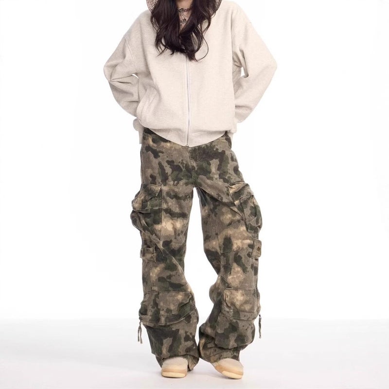 Unisex Classic Denim Jeans Loose Fit Daily Outdoor Wear - Image 3
