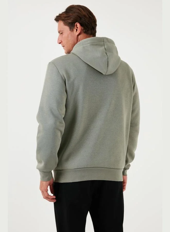 Buratti  Buratti Regular Fit Hooded Sweatshirt with Kangaroo Pocket, Soft Fleece Lining, Men's Sweatshirt 5905281 for Men | Best Price UAE