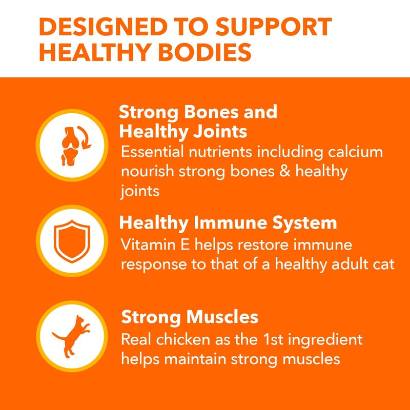 IAMS Proactive Health Healthy Senior Dry Cat Food with Chicken, 7 lb. Bag - Image 3