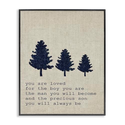 Stupell Industries Stupell Home Décor You are Loved Son Trees Framed Giclee Texturized Art, 11 x 1.5 x 14, Proudly Made in USA - Image 1