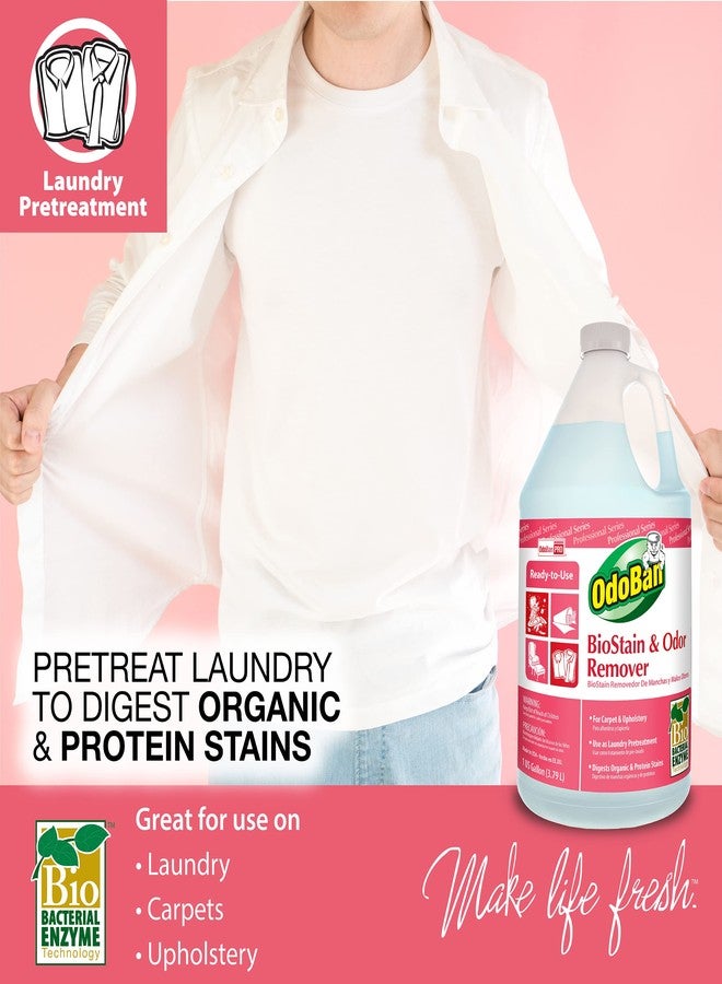 OdoBan Professional Cleaning and Odor Control Solutions, Ready-to-Use Biostain and Odor Remover, Made in the USA, 2 Gallons - Image 2