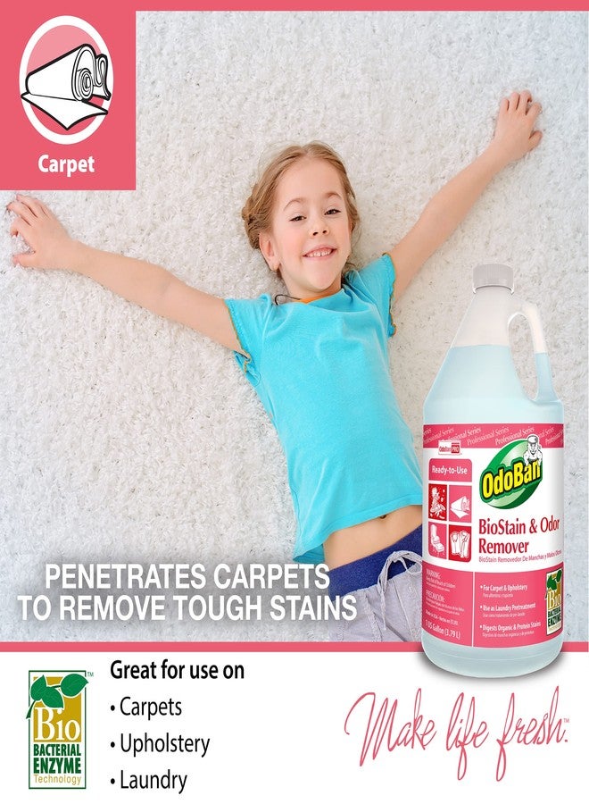 OdoBan Professional Cleaning and Odor Control Solutions, Ready-to-Use Biostain and Odor Remover, Made in the USA, 2 Gallons - Image 3