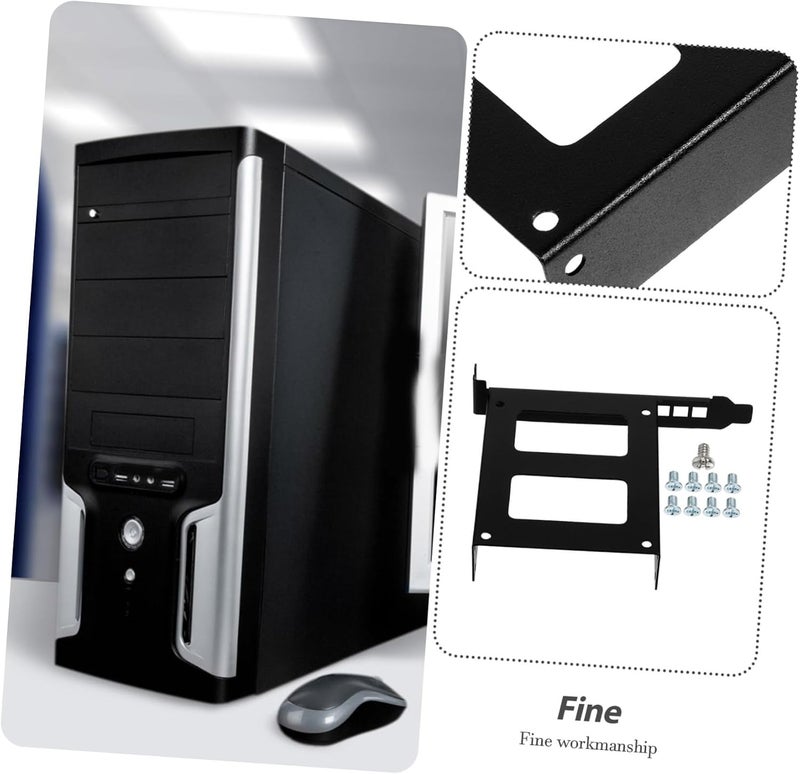 POPETPOP 1set Hard Drive Mounting Bracket Kit for Ssd and Structure Compatible Standard Desktop Easy Installation for Enhanced Storage - Image 5