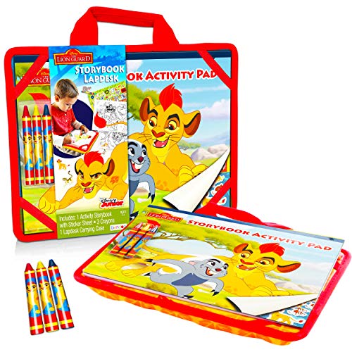 Disney Shop Lion Guard Lap Desk Activity Set for Kids with Case Coloring Book Sticker Book Games Puzzles and More Travel Lapdesk Pack - Image 1