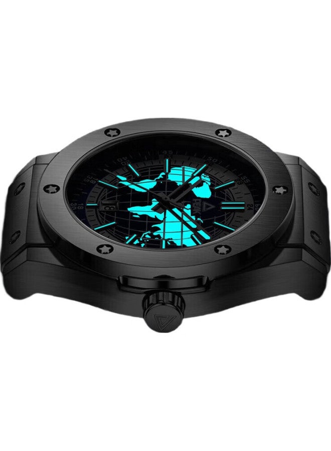 PEAK Genuine Blue Star Series Men'S Watch, Fully Automatic Mechanical Style, Student Sports Men'S Model, Waterproof Luminous Quartz Wristwatch - Image 3