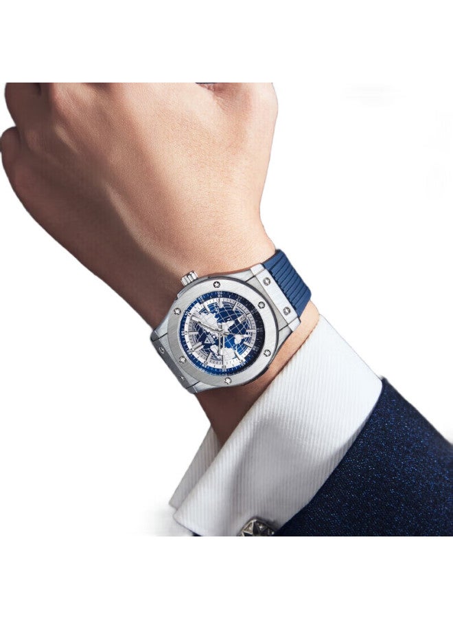 PEAK Genuine Blue Star Series Men'S Watch, Fully Automatic Mechanical Style, Student Sports Men'S Model, Waterproof Luminous Quartz Wristwatch - Image 1