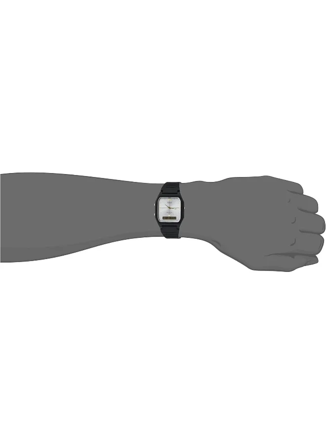 CASIO Men's Analog-Digital Display Watch With Black Resin Strap - AW-48HE-7A