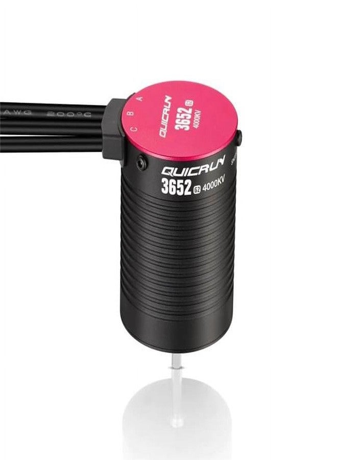 Hobbywing محرك HOBBYWING QUICRUN 3652SL الأسود G2 (محرك Quicrun 3652-5400KV SL G2) - Image 1