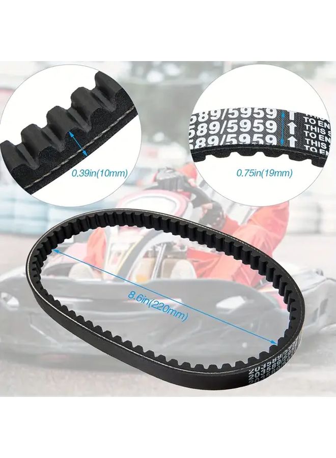 Go Kart Torque Conversion Belt 1pc Replacement For Manco 5959 Comet 203589 - Image 2
