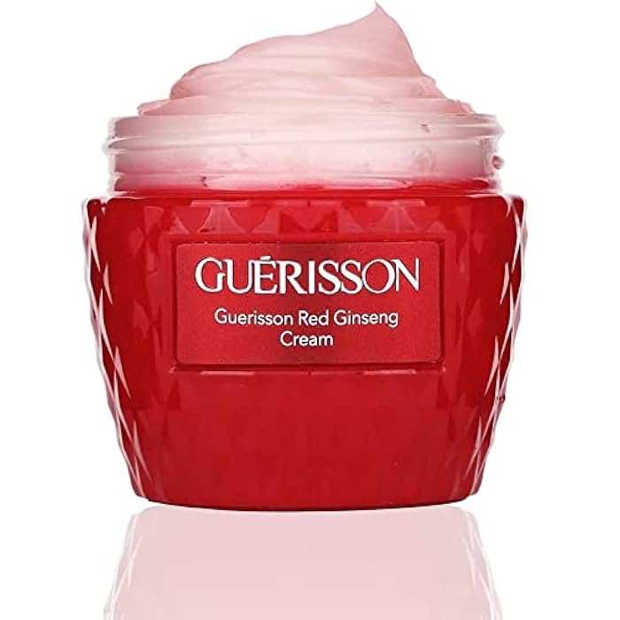 GUERISSON كريم الجينسنغ الأحمر من غويريسون 2.03 أونصة سائلة (60 جرام) - يحتوي على زيت الحصان ومستخلص الجينسنغ الأحمر، كريم وجه مضاد للأكسدة ومرطب قوي - Image 3