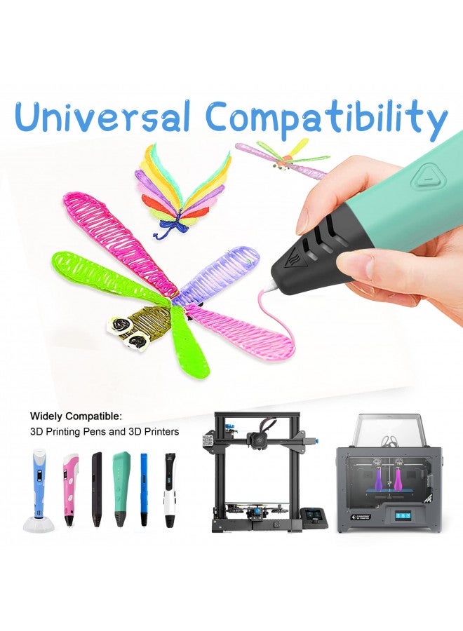 BBLIFE 1.75mm PLA 3D Pen/Printer Filament Refill, 22 Colors, Each Color 10ft, Total 220ft PLA Filament Sample Pack, Support with MYNT3D SCRIB3D 3D Printing Pen, Compatible with 3Doodler Pen - Image 4