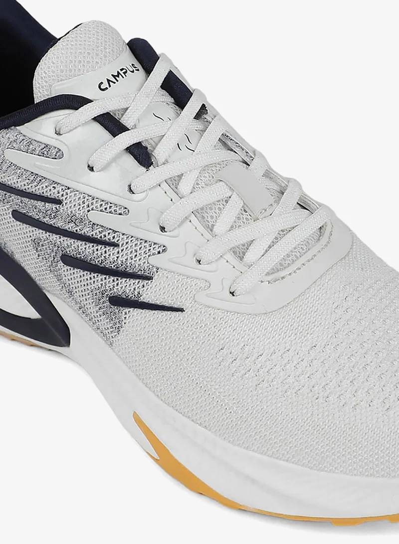 CAMPUS Off Wht/Navy Men's Low-Top Sneakers - Smart Streetwear Vibe Shoes with Soft Cushioning and Bold Look for Men | Best Price UAE