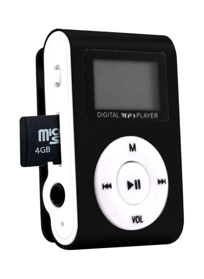 NIBEMINENT Digital LCD Clip Style MP3 Player MG01 Black