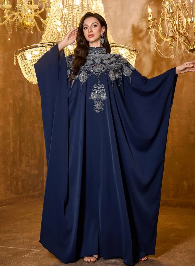 يونيت هورس قفطان مزين بأكمام خفاش