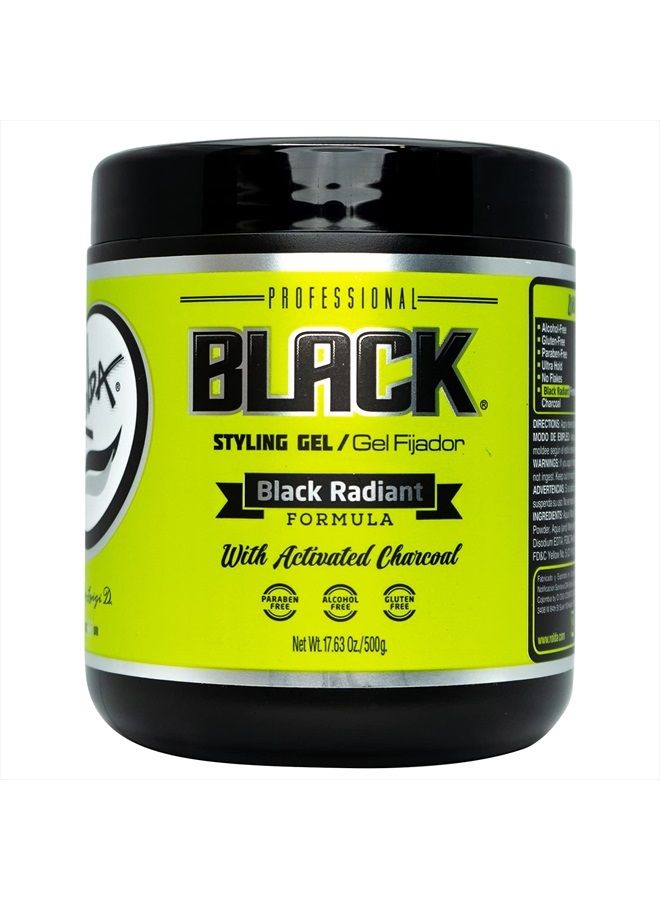 Rolda جل تصفيف الشعر الأسود قوة تثبيت إضافية 17.6 أونصة - Image 1