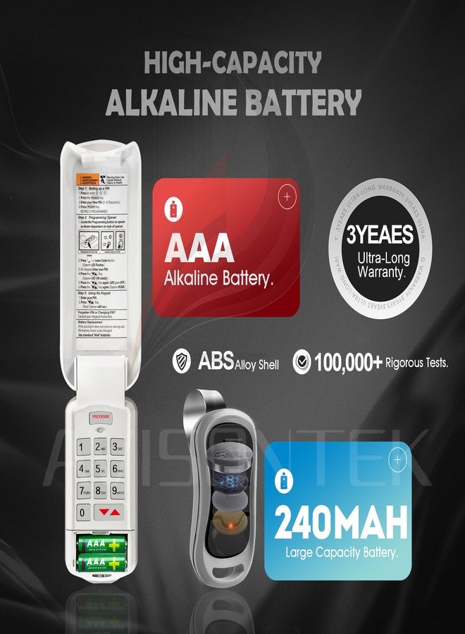 Avisontek GK-BX G3T-BX Wireless keyless Intellicode Genie Garage Door Opener Keypad & Remote【10-Year-Warranty】 - Image 3