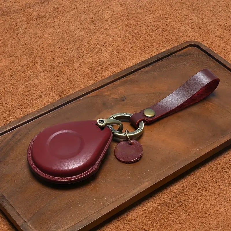 Multicolor Access Card Keychain Access Card Holder Leather Portable Keychain Key Pendant Harley Key Case - Image 3