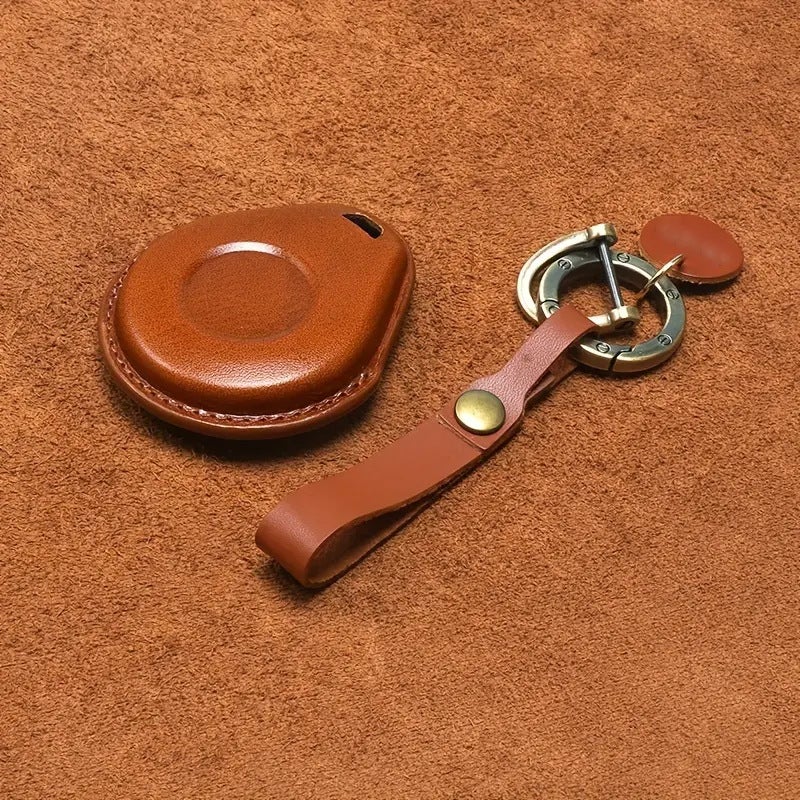 Multicolor Access Card Keychain Access Card Holder Leather Portable Keychain Key Pendant Harley Key Case - Image 4