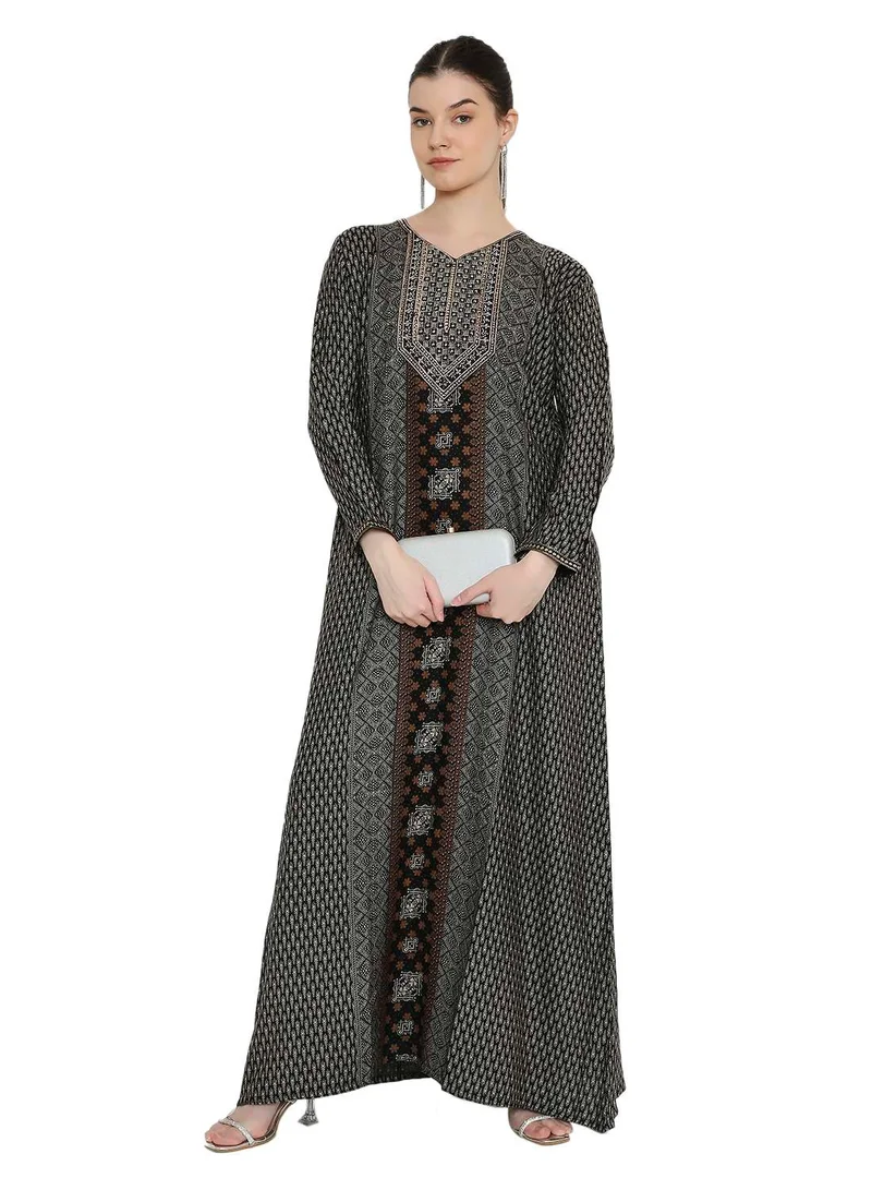 HANA & SARA classic and comfy long arabic kaftan jalabia dress