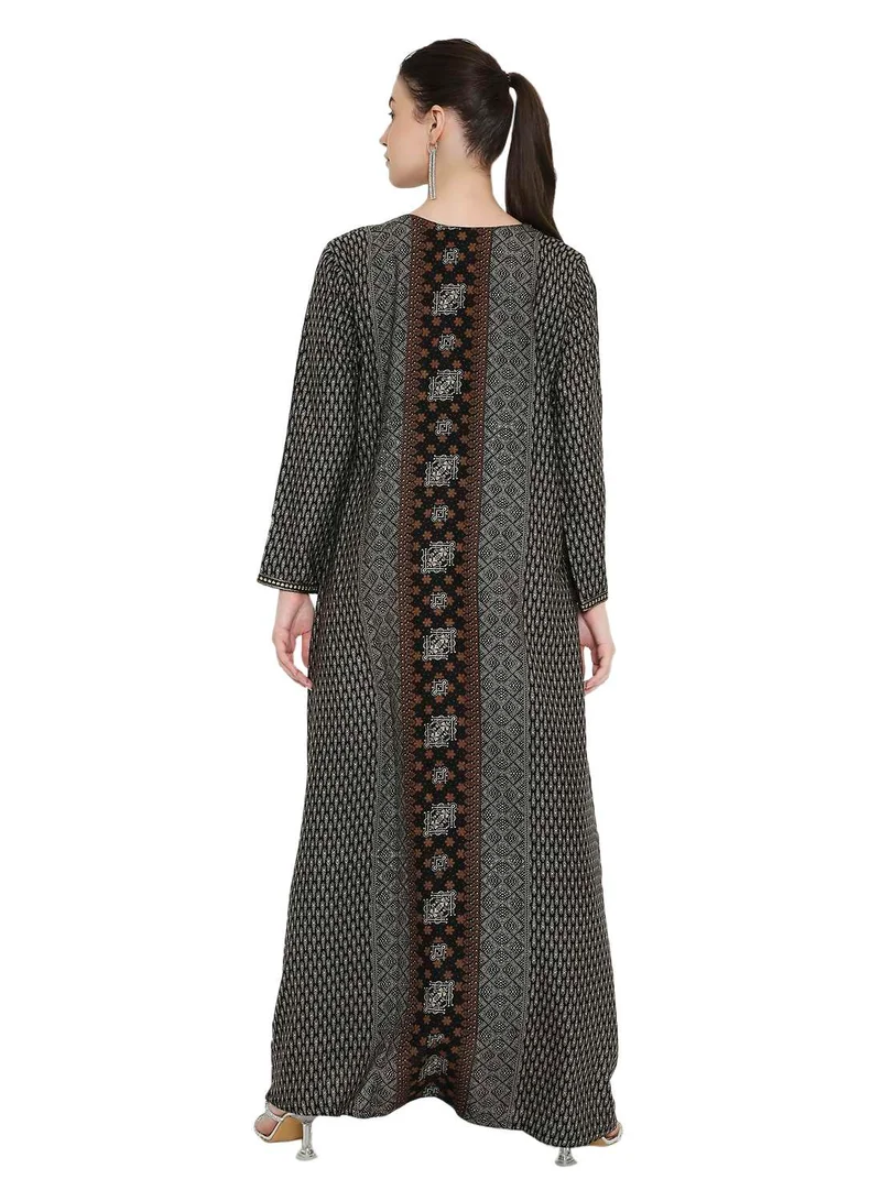 HANA & SARA classic and comfy long arabic kaftan jalabia dress