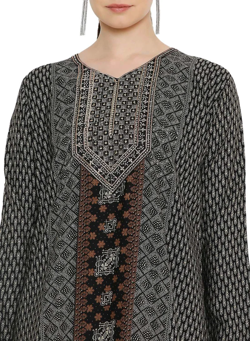 هانا آند سارا classic and comfy long arabic kaftan jalabia dress