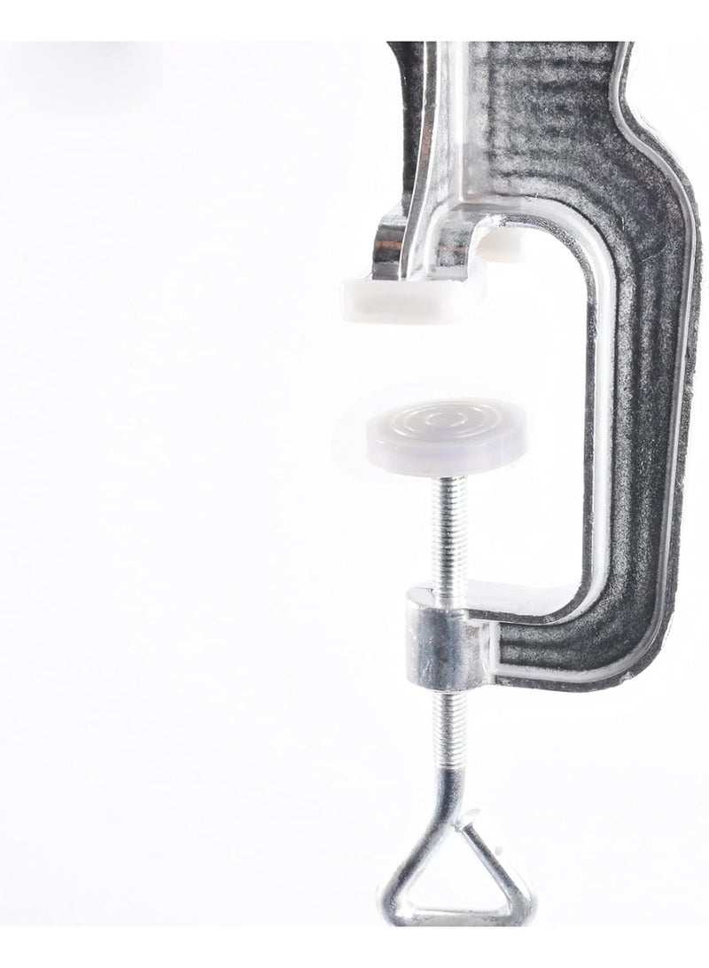 مفرمة لحم يدوية، 4 في 1، مطحنة يدوية لحشو السجق، مفرمة يدوية بذراع تدوير يدوي، اداة طحن يدوية، ادوات مطبخ للحوم المطحونة والبسكويت - Image 4