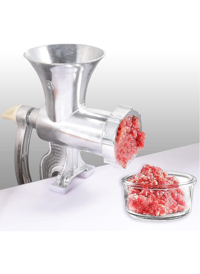 مفرمة لحم يدوية، 4 في 1، مطحنة يدوية لحشو السجق، مفرمة يدوية بذراع تدوير يدوي، اداة طحن يدوية، ادوات مطبخ للحوم المطحونة والبسكويت - Image 5