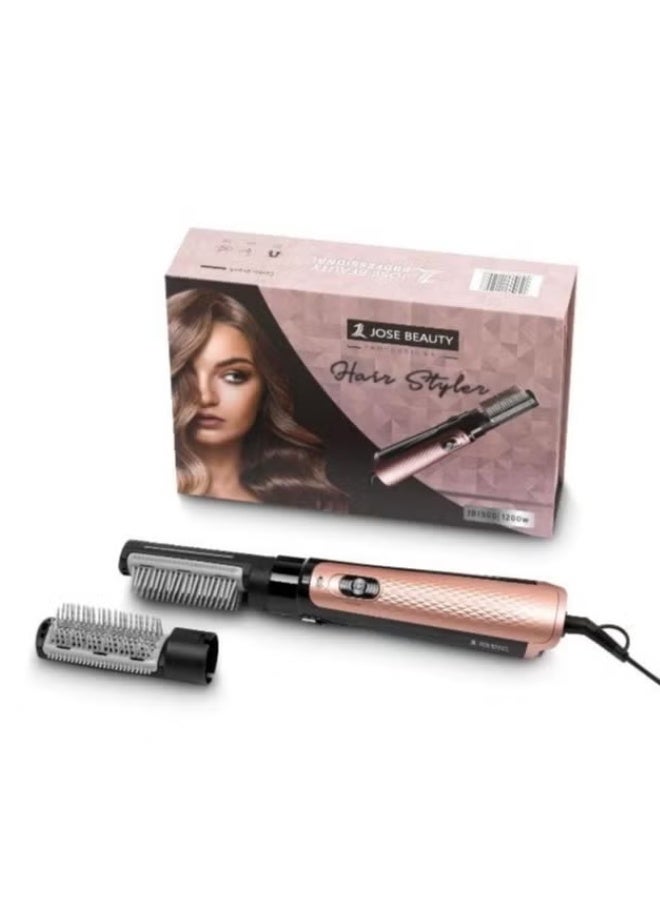 JOSE BEAUTY Styler and hair dryer two speeds hot and cold 2 pieces 1200 watts