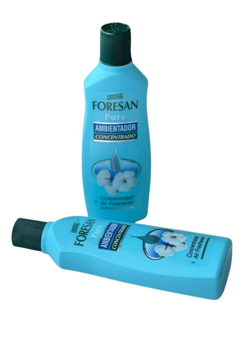 FORESAN Pure Concentrated Air Freshener, Purity Scent, 125 ml for bathrooms and all over the house, 2 pieces - Image 1