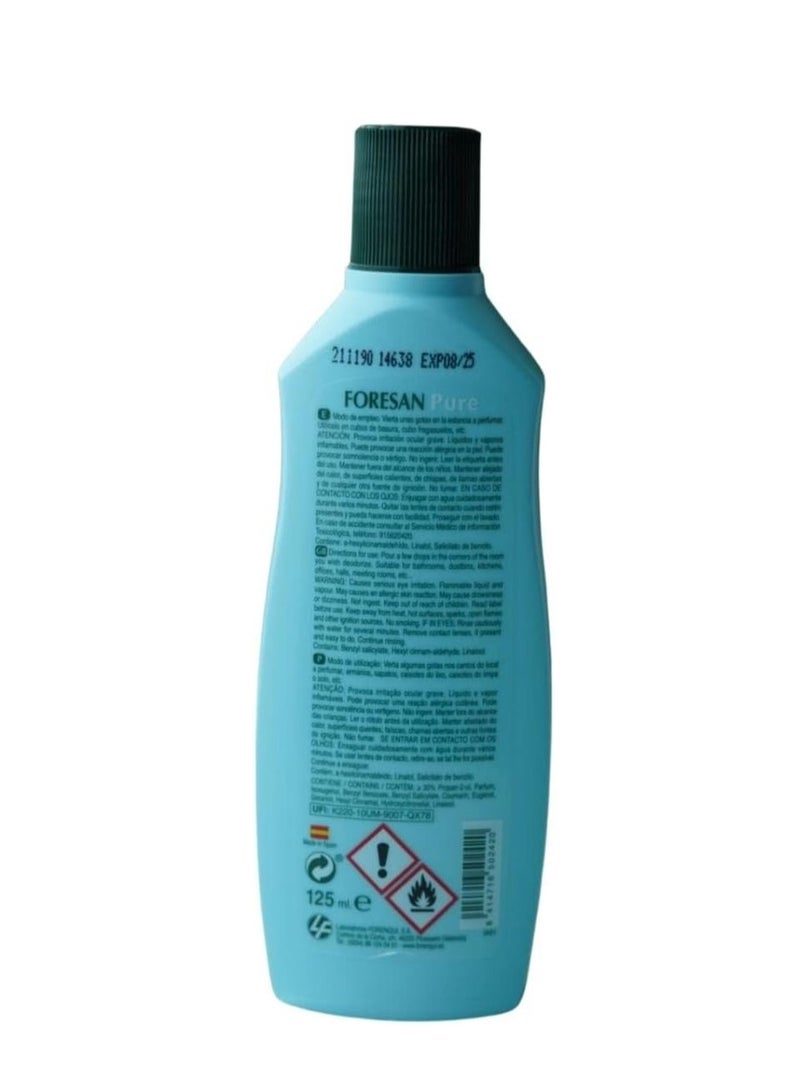 FORESAN Pure Concentrated Air Freshener, Purity Scent, 125 ml for bathrooms and all over the house, 2 pieces - Image 4