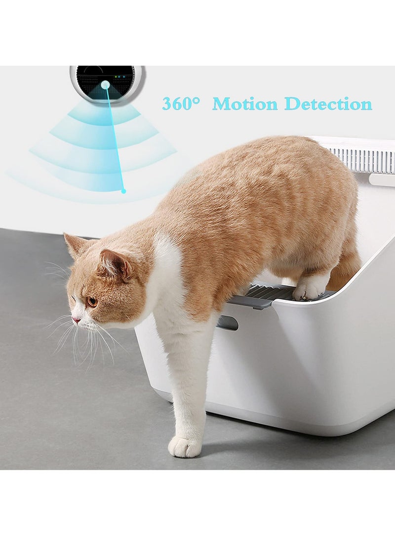 Smart Pet Smell Deodorizer with Auto On/Off Feature, Dust-Free Litter Genie for Cat Litter Box, Rechargeable Odor Eliminator for Bathroom and Small Area - Image 4