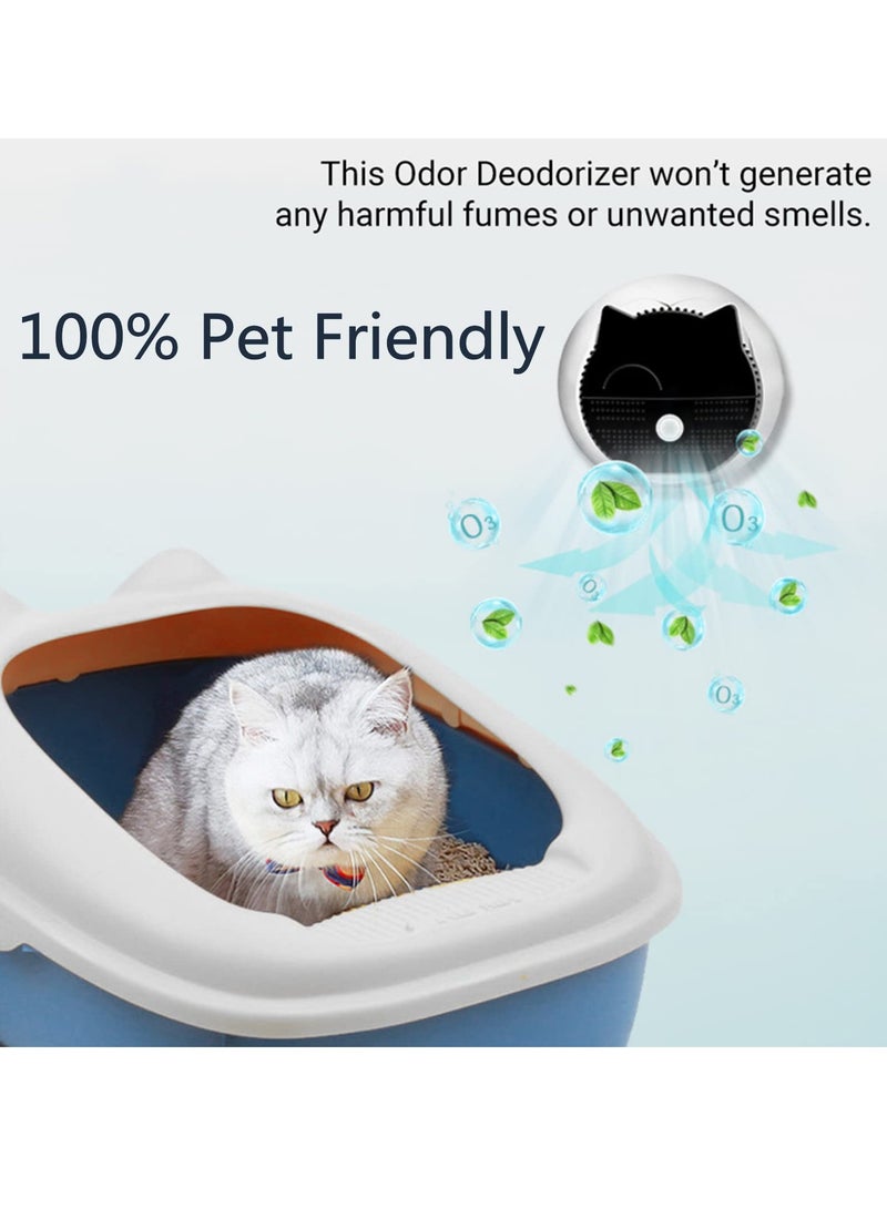 Smart Pet Smell Deodorizer with Auto On/Off Feature, Dust-Free Litter Genie for Cat Litter Box, Rechargeable Odor Eliminator for Bathroom and Small Area - Image 2