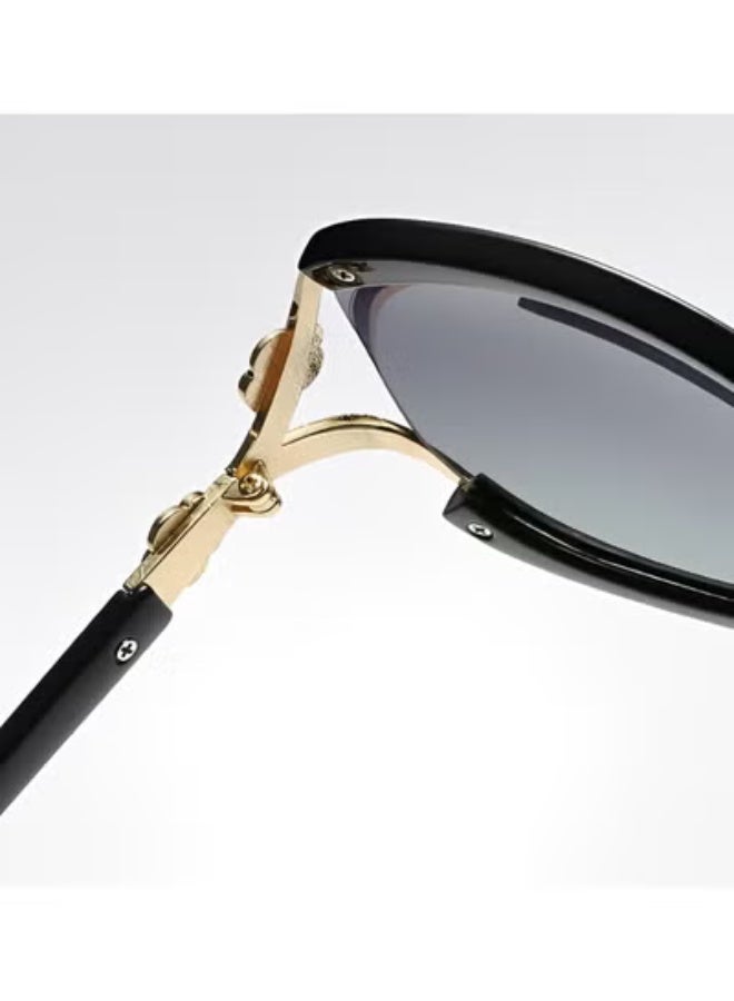 Halamodo Large Frame Circular Shape Sunglasses for Women, Fashionable Sun Glasses to Protect Eyes,Especially for People with Sensitive Eyes - Image 5