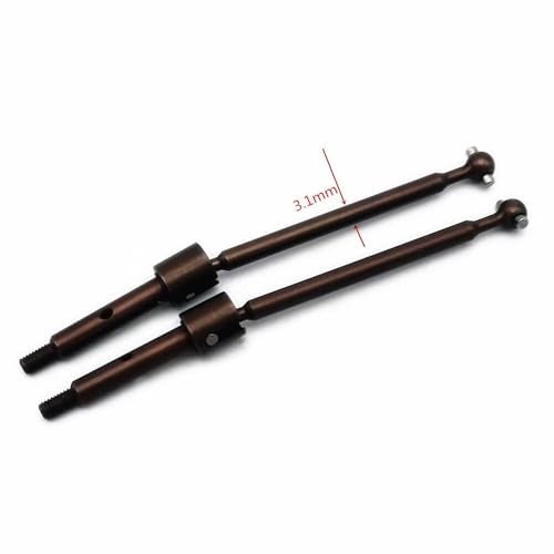 EPTNNASO S2 Spring Steel Thicker Rear Axle and Dogbone for Losi 118 MiniT 20 MiniB LOS212012 LOS212013 - Image 3