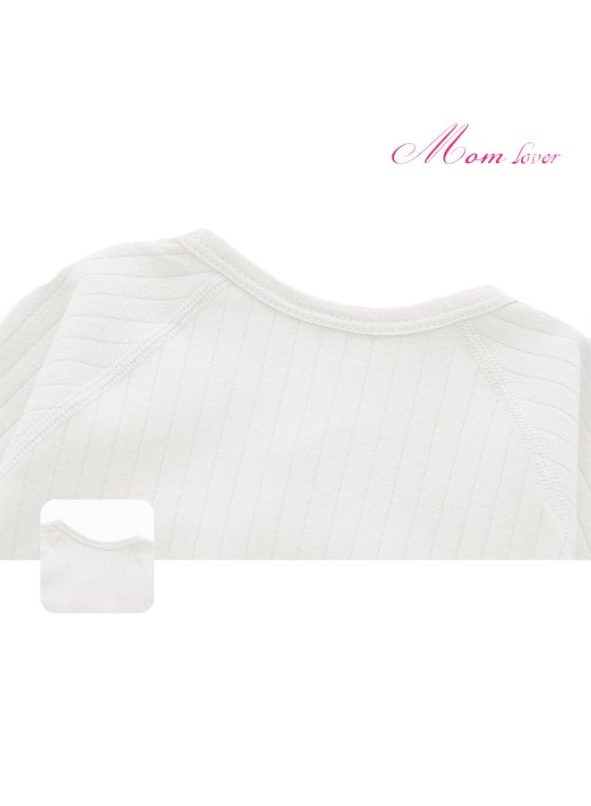 Mom lover Baby pit strip one-piece suit, with snap design for easy putting on and taking off, angel wing decoration, and novel creativity - Image 3