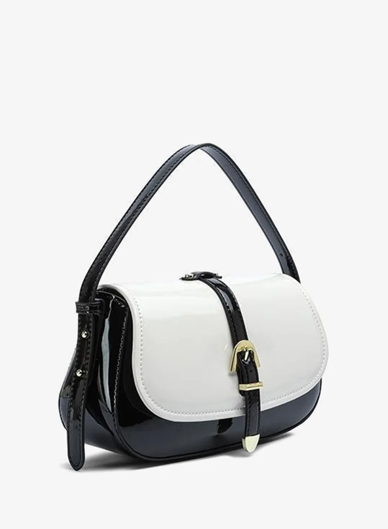 فايور Patent Monotone Shoulder Bag TKC 007