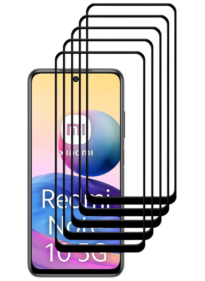ACLIX 5 Pieces Antistatic ESD Dustproof Premium Quality High Definition Tempered Glass Screen Protector Designed For Xiaomi Redmi Note 10 5G - Image 1