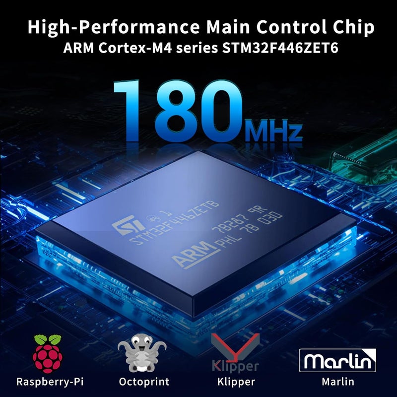 BIGTREETECH Octopus V1.1 Control Board 32Bit Silent Motherboard Support 8 Axis TMC2209 Stepper Motor Driver Compatible BTT Pi V1.2/Pi 2 to Running Klipper/Marlin for Voron 2.4/CoreXY/VZbot 3D Printer - Image 2