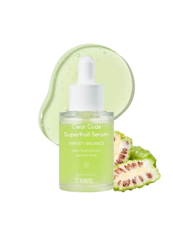 بوريتو سيروم كلير كود سوبرفروت 30 مل/1.01 أونصة سائلة. محلول منقي من الجيل التالي مع مستخلص فاكهة النوني، نباتي غير مهيج، لم يتم الإساءة إلى الحيوانات لتصنيعه، مناسب للعناية بالبشرة الكورية للبشرة الحساسة - Image 1
