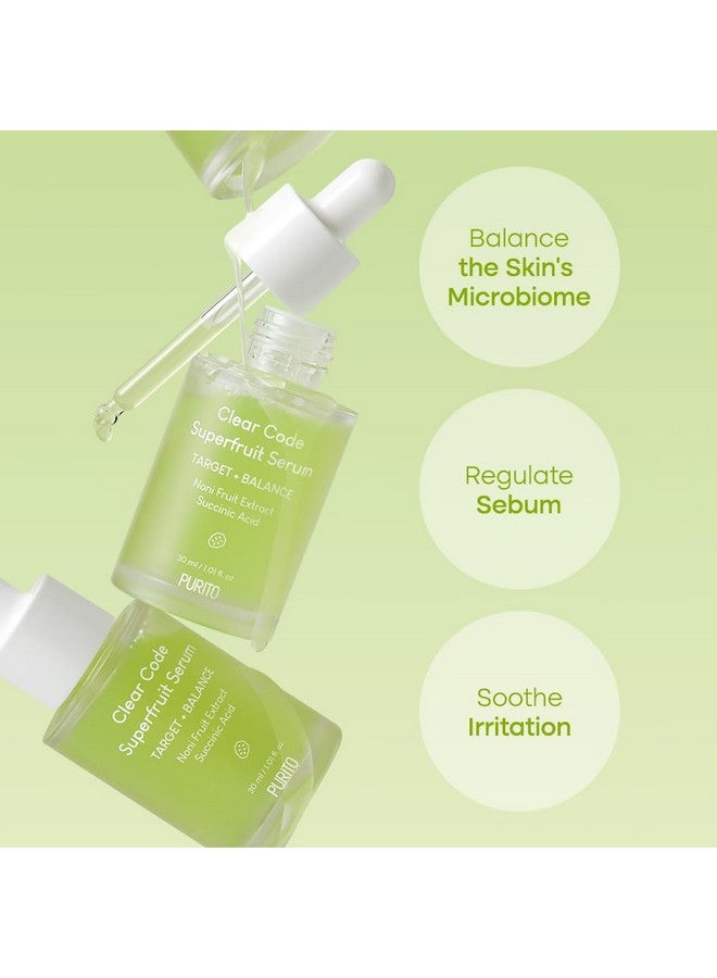 بوريتو سيروم كلير كود سوبرفروت 30 مل/1.01 أونصة سائلة. محلول منقي من الجيل التالي مع مستخلص فاكهة النوني، نباتي غير مهيج، لم يتم الإساءة إلى الحيوانات لتصنيعه، مناسب للعناية بالبشرة الكورية للبشرة الحساسة - Image 5