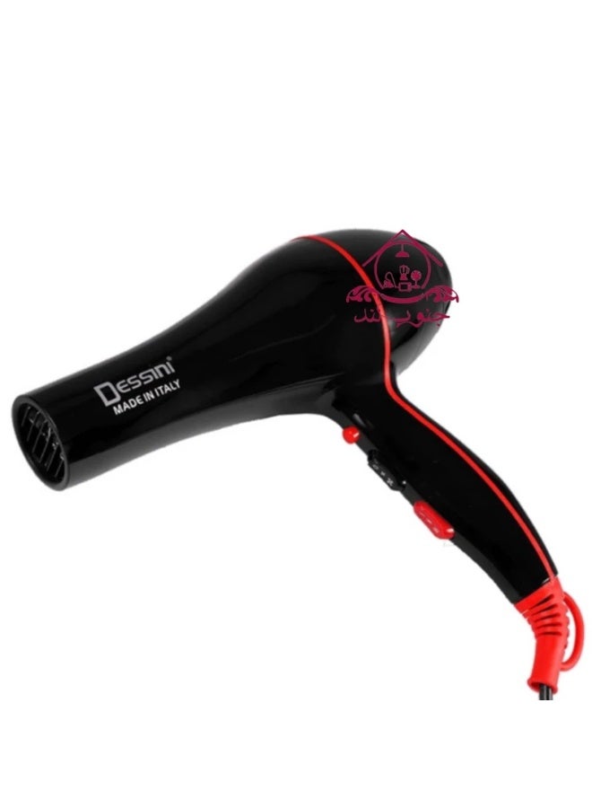 Dessini Regina HD-9500 Professional Hair Dryer Regina Edition 1800-2200W High Power AC Motor Hair Dryer with Fast Dry Technology Comfortable Grip Low Noise Design Suitable for Home and Professional Salon Use - Image 1