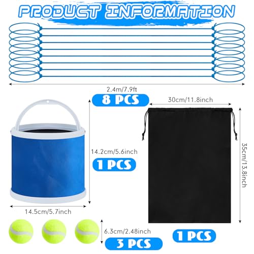 Soulchen 13 Pcs Team Building Game with Buckets and Balls Set Family Fun Group Games Challenge Outdoor Team Building Activities for Adults Sports Day Group Activity Family Night or Party - Image 2