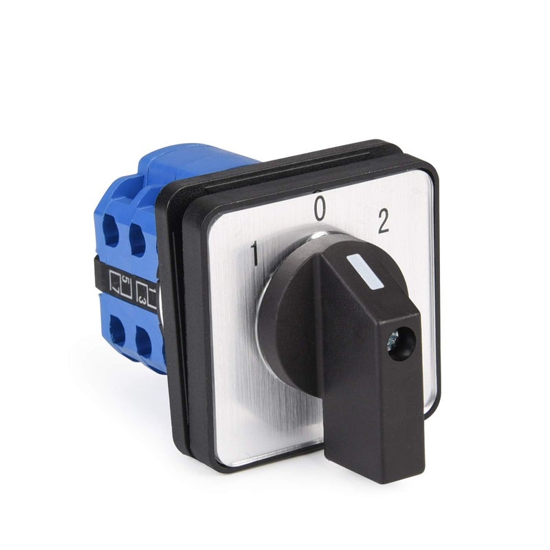 APIELE Changeover Selector Switch 3 Position 440V Universal Rotary Cam Selector (20A 8 Terminal) - Image 1