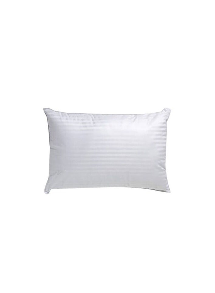 Regency Cotton Sateen Stripe Pillow Cotton Blend, White 50 X 75Centimeter