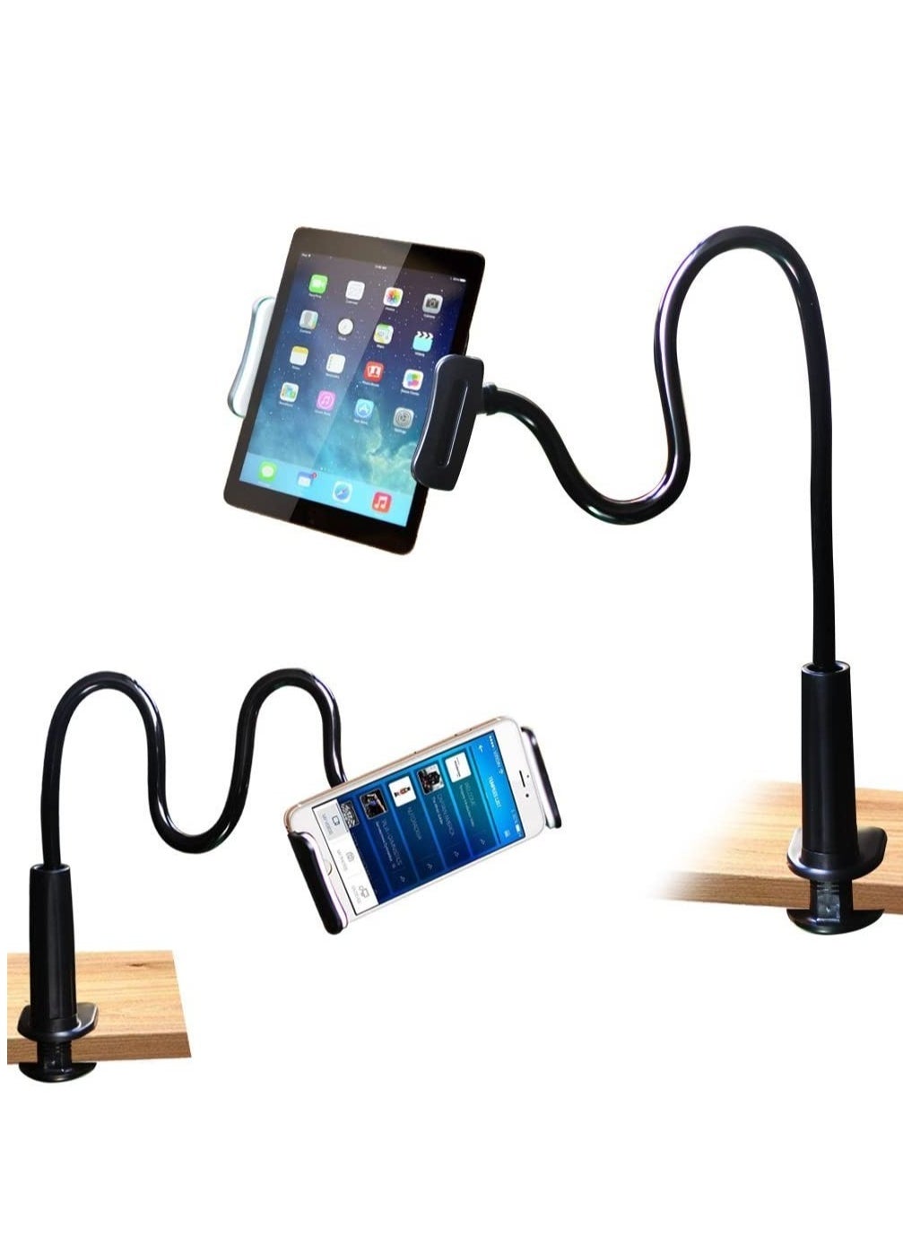 ELTRAZONE Flexible Lazy Pod Stand Phone Mount Holder Black