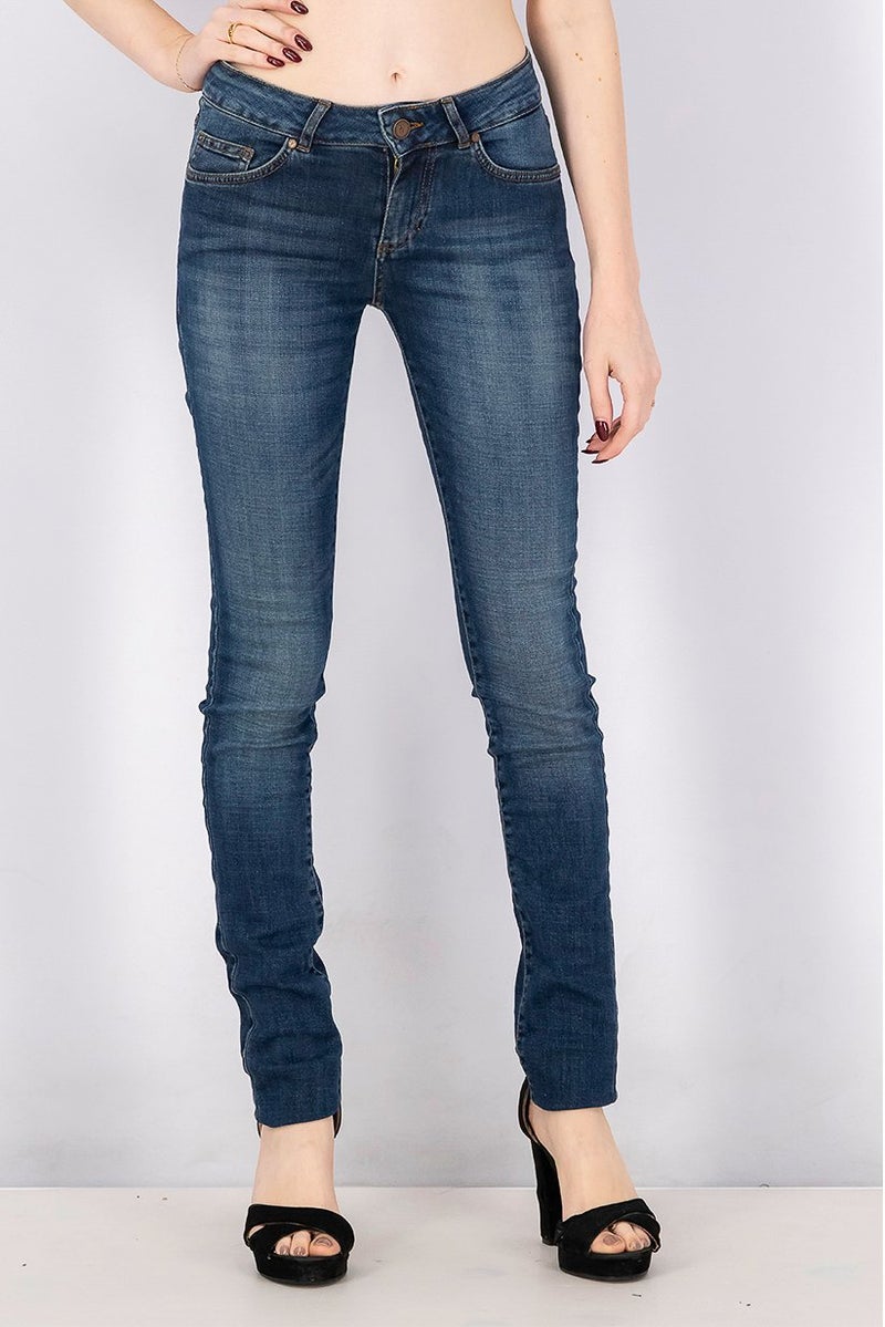 Seven 7 Women Regular Fit High Waist Stretchable Denim Jeans, Blue - Image 1