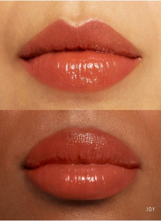 Rare Beauty Rare Beauty by Selena Gomez Soft Pinch Tinted Lip Oil Stain - Joy (Muted Peach, 3ml) - Hydrating, Lightweight, and Long-Lasting Lip Tint with a Glossy Finish  - Image 2