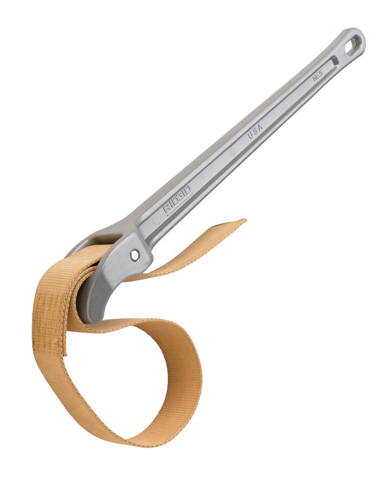 RIDGID 31360 Model 5 Strap Wrench, 5-inch Capacity Adjustable Strap Wrench,Brown - Image 1